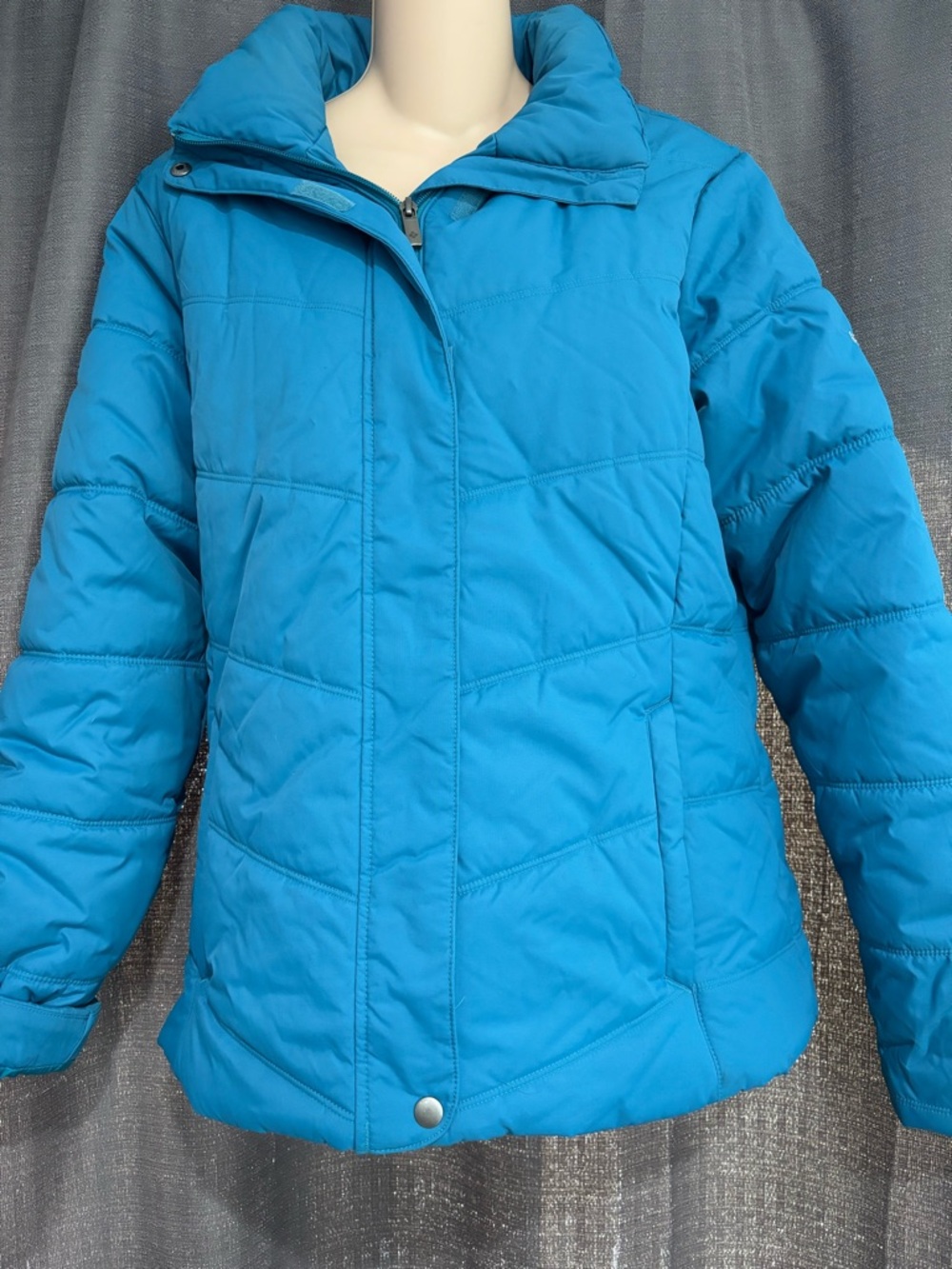 Columbia Teal Blue Puffer Jacket